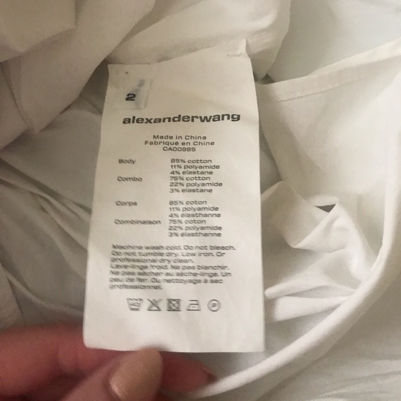 SOLD.Alexander Wang Pinstripe Corset Mini Dress - Picture 10 of 10